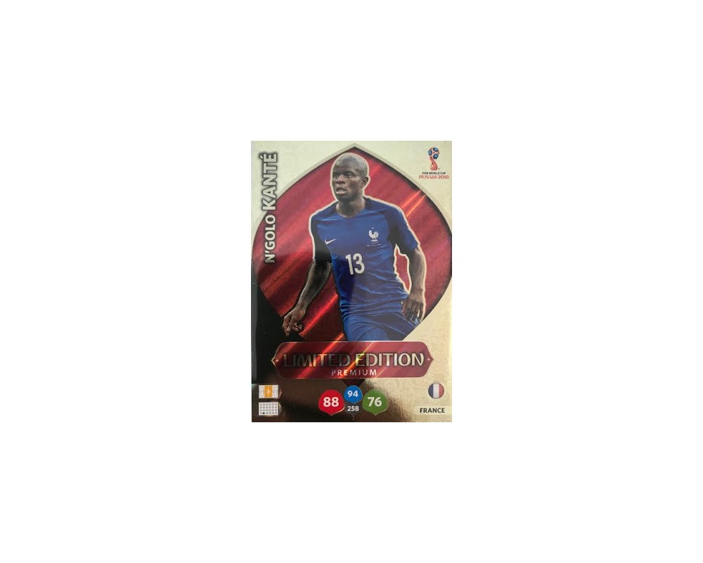 Adrenalyn World Cup 2018 KANTE PREMIUM LIMITED EDITION