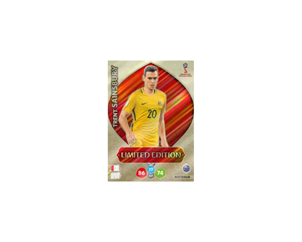 Adrenalyn World Cup 2018 TRENT SAINSBURY LIMITED EDITION