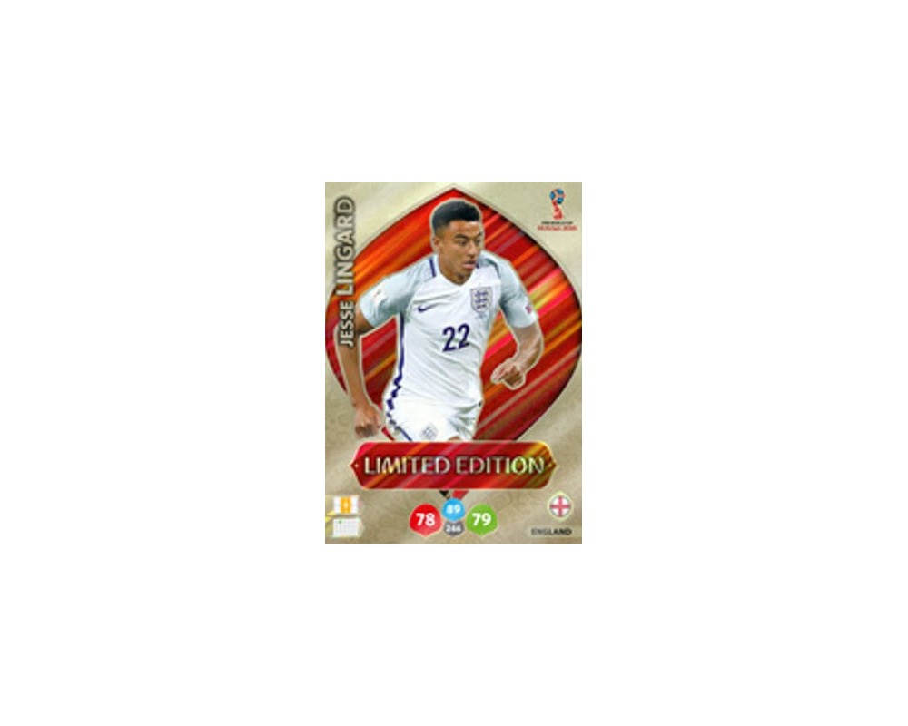 Adrenalyn World Cup 2018 JESSE LINGARD LIMITED EDITION