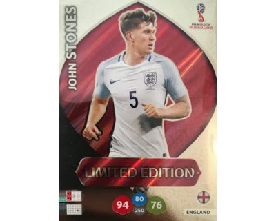 Adrenalyn World Cup 2018 JHON STONES LIMITED EDITION