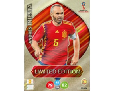 Adrenalyn World Cup 2018 INIESTA LIMITED EDITION