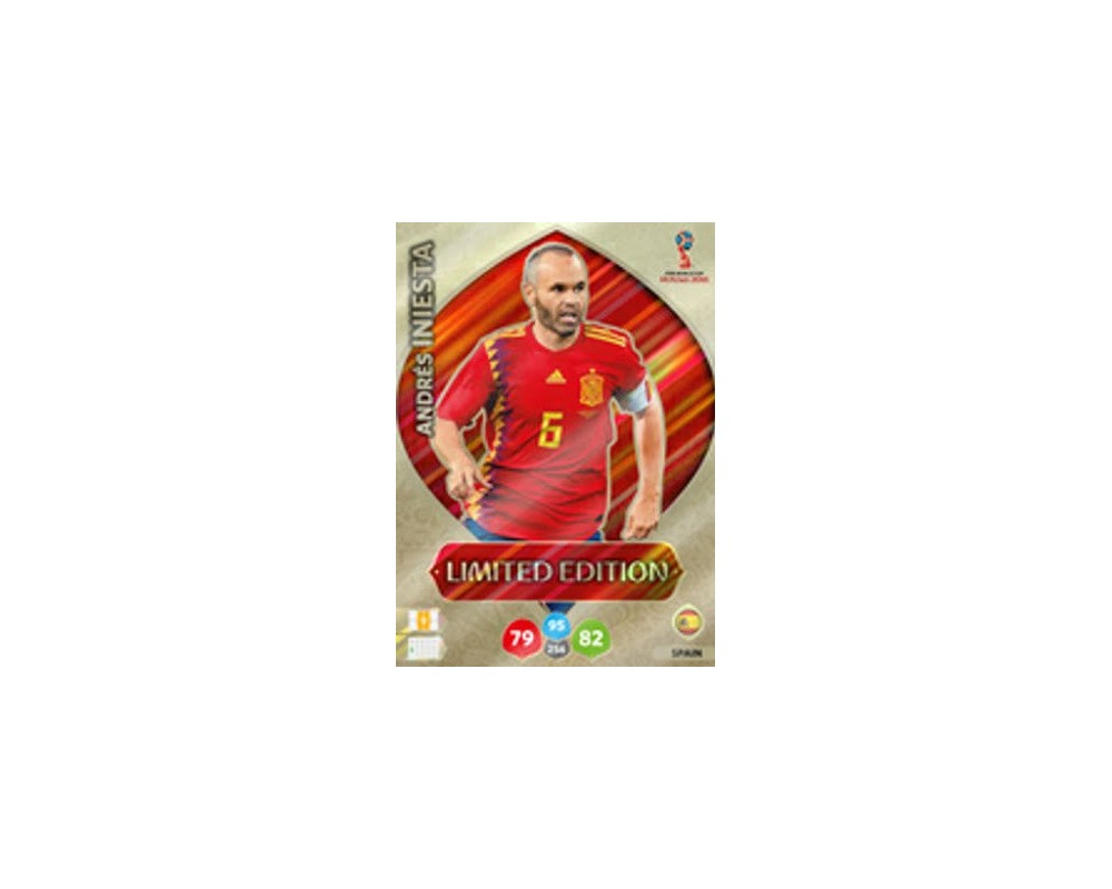 Adrenalyn World Cup 2018 INIESTA LIMITED EDITION