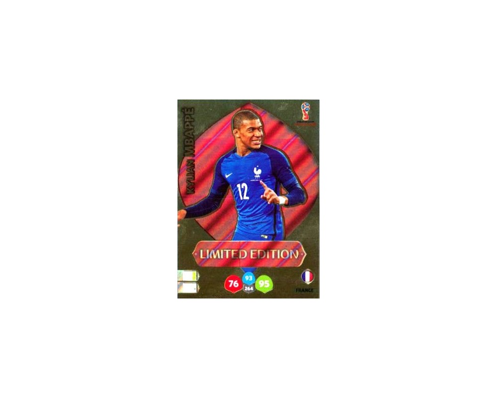 Adrenalyn World Cup 2018 MBAPPE LIMITED EDITION