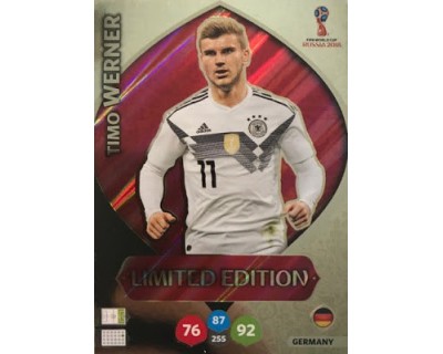 Adrenalyn World Cup 2018 TIMO WERNER LIMITED EDITION