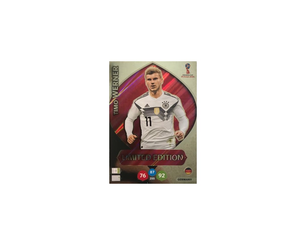 Adrenalyn World Cup 2018 TIMO WERNER LIMITED EDITION