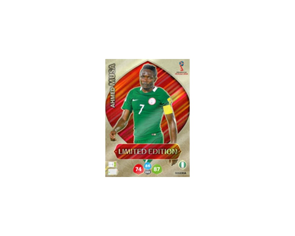 Adrenalyn World Cup 2018 AHMED MUSA LIMITED EDITION