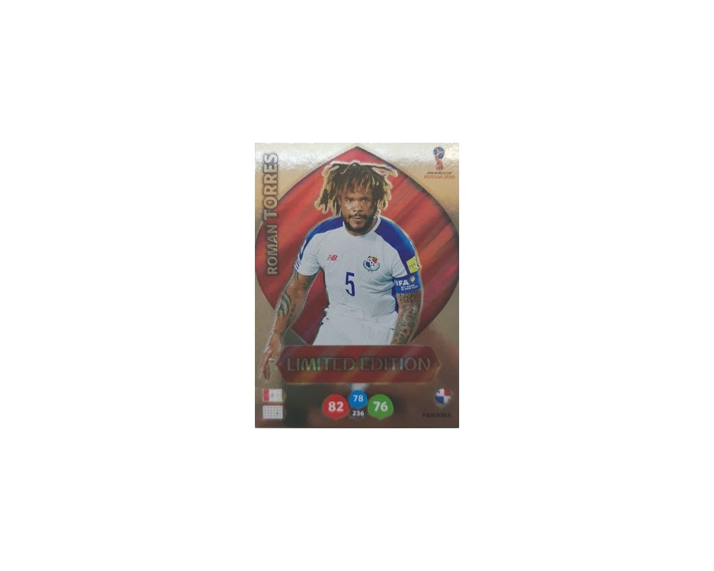 Adrenalyn World Cup 2018 ROMAN TORRES LIMITED EDITION