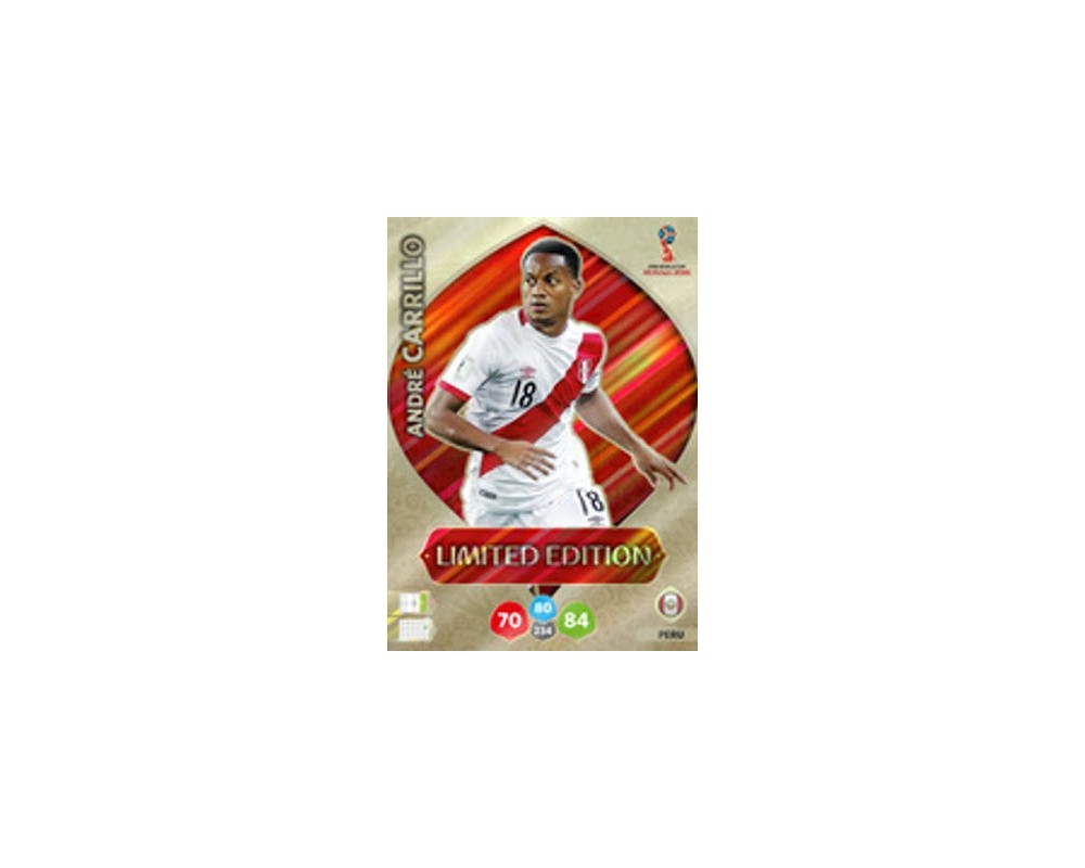 Adrenalyn World Cup 2018 ANDRE CARRILLO LIMITED EDITION