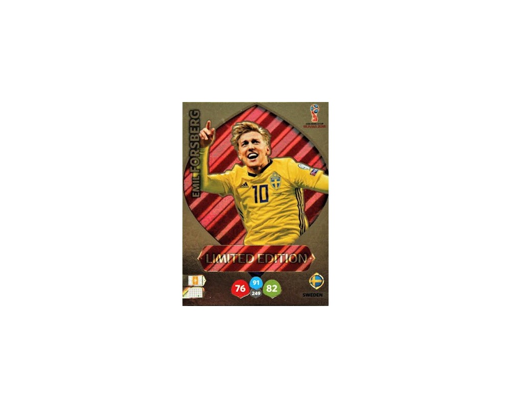 Adrenalyn World Cup 2018 EMIL FORSBERG LIMITED EDITION