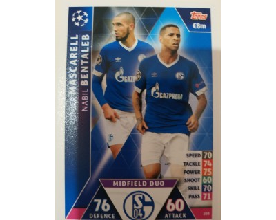 Macht Attax Champions League 2019 DEFENSIVE DUO Nº 108