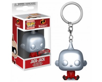 Funko POP! Keychain: Disney: The Incredibles 2: Metallic Jack-Jack