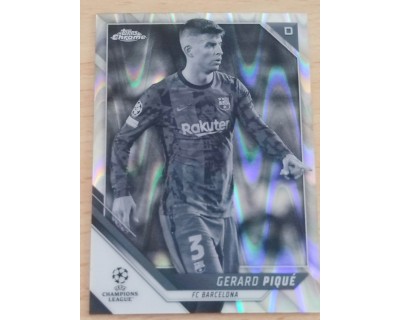 TOPPS UEFA CHAMPIONS LEAGUE 2021/2022 - GERARD PIQUE Nº166 BLACK AND WHITE