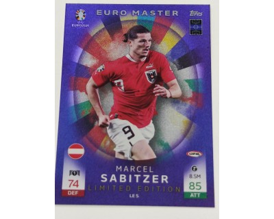 TOPPS MATCH ATTAX UEFA EURO 2024 MARCEL SABITZER LIMITED EDITION NºLE5