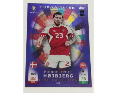 TOPPS MATCH ATTAX UEFA EURO 2024 PIERRE-EMILE HOJBJERG LIMITED EDITION NºLE8