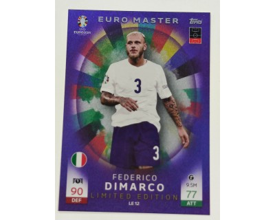 TOPPS MATCH ATTAX UEFA EURO 2024 FEDERICO DIMARCO LIMITED EDITION NºLE12