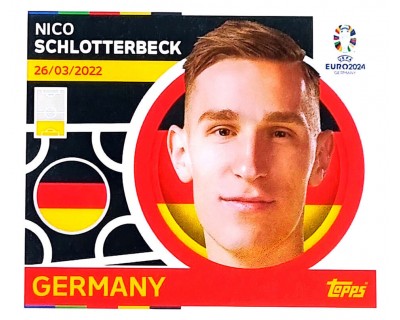Uefa Euro Germany 2024 GERMANY NICO SCHLOTTERBECK Nº 5