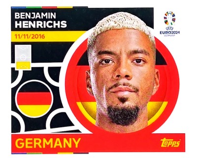 Uefa Euro Germany 2024 GERMANY BENJAMIN HENRICHS Nº 6