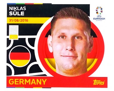Uefa Euro Germany 2024 GERMANY NIKLAS SÜLE Nº 9