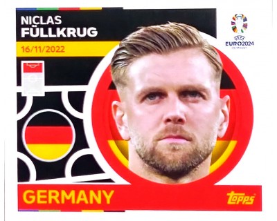 Uefa Euro Germany 2024 GERMANY NICLAS FÜLLKRUG Nº 17