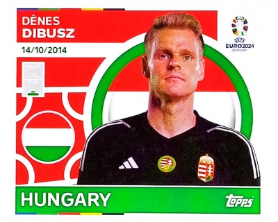Uefa Euro Germany 2024 HUNGARY DENES DIBUSZ Nº 4