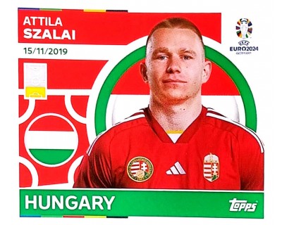Uefa Euro Germany 2024 HUNGARY ATTILA SZALAI Nº 6