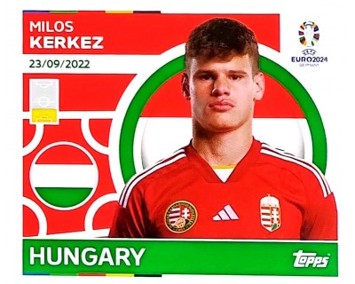 Uefa Euro Germany 2024 HUNGARY MILOS KERKEZ Nº 7