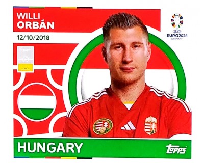 Uefa Euro Germany 2024 HUNGARY WILLI ORBAN Nº 8