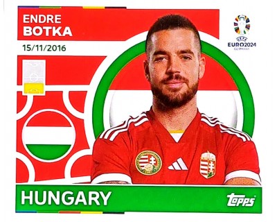 Uefa Euro Germany 2024 HUNGARY ENDRE BOTKA Nº 9