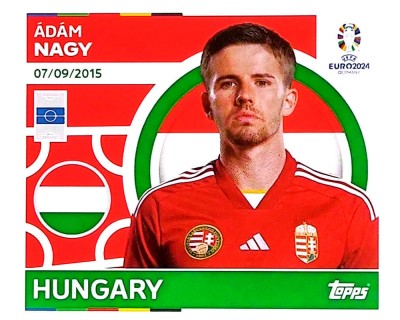 Uefa Euro Germany 2024 HUNGARY ADAM NAGY Nº 12