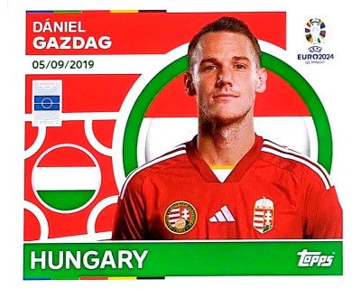 Uefa Euro Germany 2024 HUNGARY DANIEL GAZDAG Nº 14