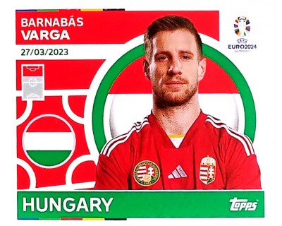 Uefa Euro Germany 2024 HUNGARY BARNABAS VARGA Nº 17