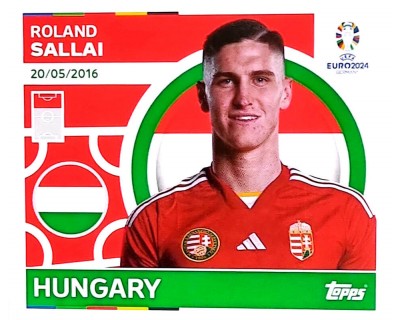 Uefa Euro Germany 2024 HUNGARY ROLAND SALLAI Nº 18