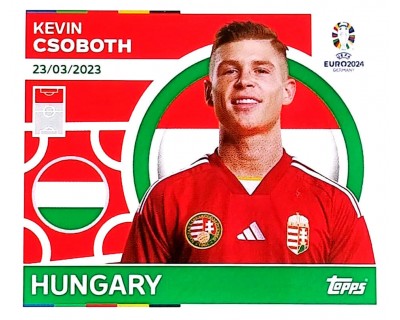 Uefa Euro Germany 2024 HUNGARY KEVIN CSOBOTH Nº 19