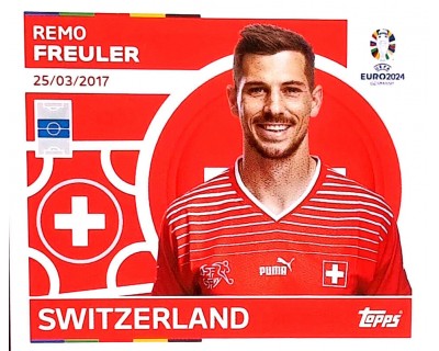 Uefa Euro Germany 2024 SWITZERLAND REMO FREULER Nº 13