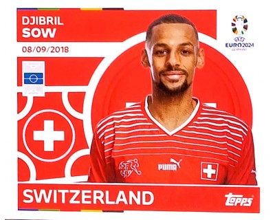 Uefa Euro Germany 2024 SWITZERLAND DJIBRIL SOW Nº 15