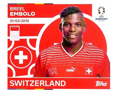 Uefa Euro Germany 2024 SWITZERLAND BREEL EMBOLO Nº 20