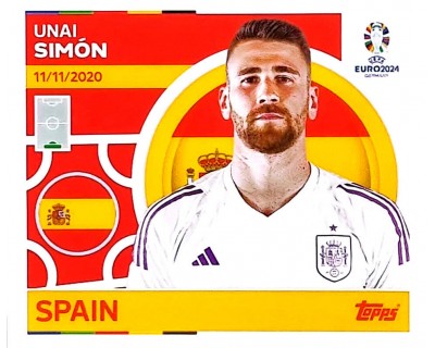Uefa Euro Germany 2024 SPAIN UNAI SIMON Nº 4