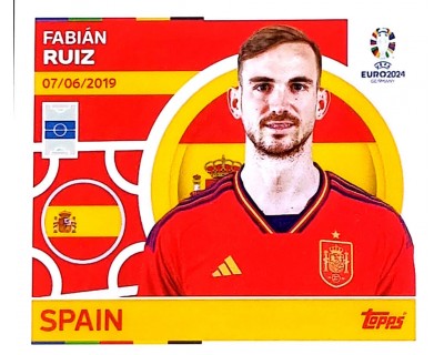 Uefa Euro Germany 2024 SPAIN FABIAN RUIZ Nº 14