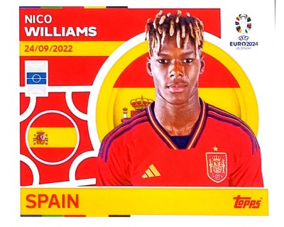 Uefa Euro Germany 2024 SPAIN NICO WILLIAMS Nº 15