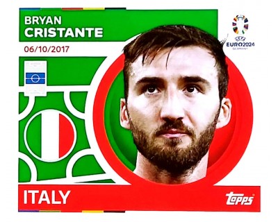 Uefa Euro Germany 2024 ITALY BRYAN CRISTANTE Nº 17