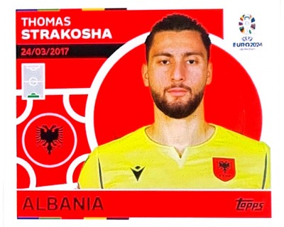 Uefa Euro Germany 2024 ALBANIA THOMAS STRAKOSHA Nº 4