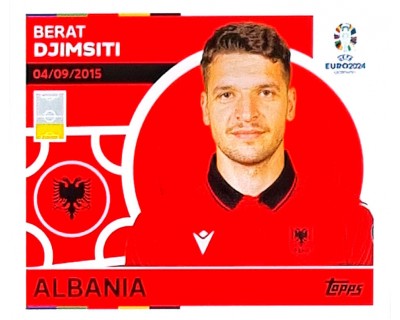 Uefa Euro Germany 2024 ALBANIA BERAT DJIMSITI Nº 6