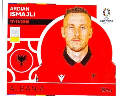 Uefa Euro Germany 2024 ALBANIA ARDIAN ISMAJLI Nº 9