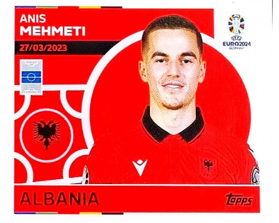 Uefa Euro Germany 2024 ALBANIA ANIS MEHMETI Nº 14