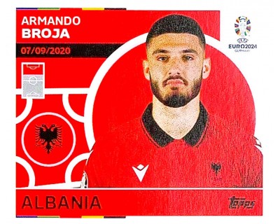 Uefa Euro Germany 2024 ALBANIA ARMANDO BROJA Nº 21