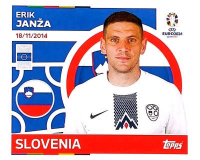 Uefa Euro Germany 2024 SLOVENIA ERIK JANZA Nº 10