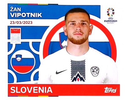 Uefa Euro Germany 2024 SLOVENIA ZAN VIPOTNIK Nº 19
