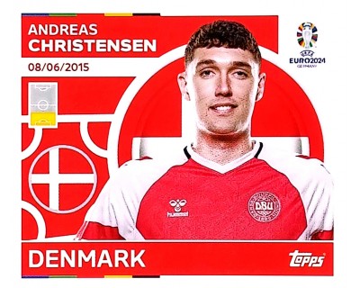 Uefa Euro Germany 2024 DENMARK ANDREAS CHRISTENSEN Nº 5
