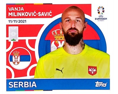 Uefa Euro Germany 2024 SERBIA VANJA MILINKOVIC-SAVIC Nº 4