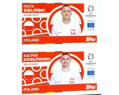 Uefa Euro Germany 2024 GRUPO D POLAND ZIELINSKI - KOZLOWSKI Nº 10 - 11